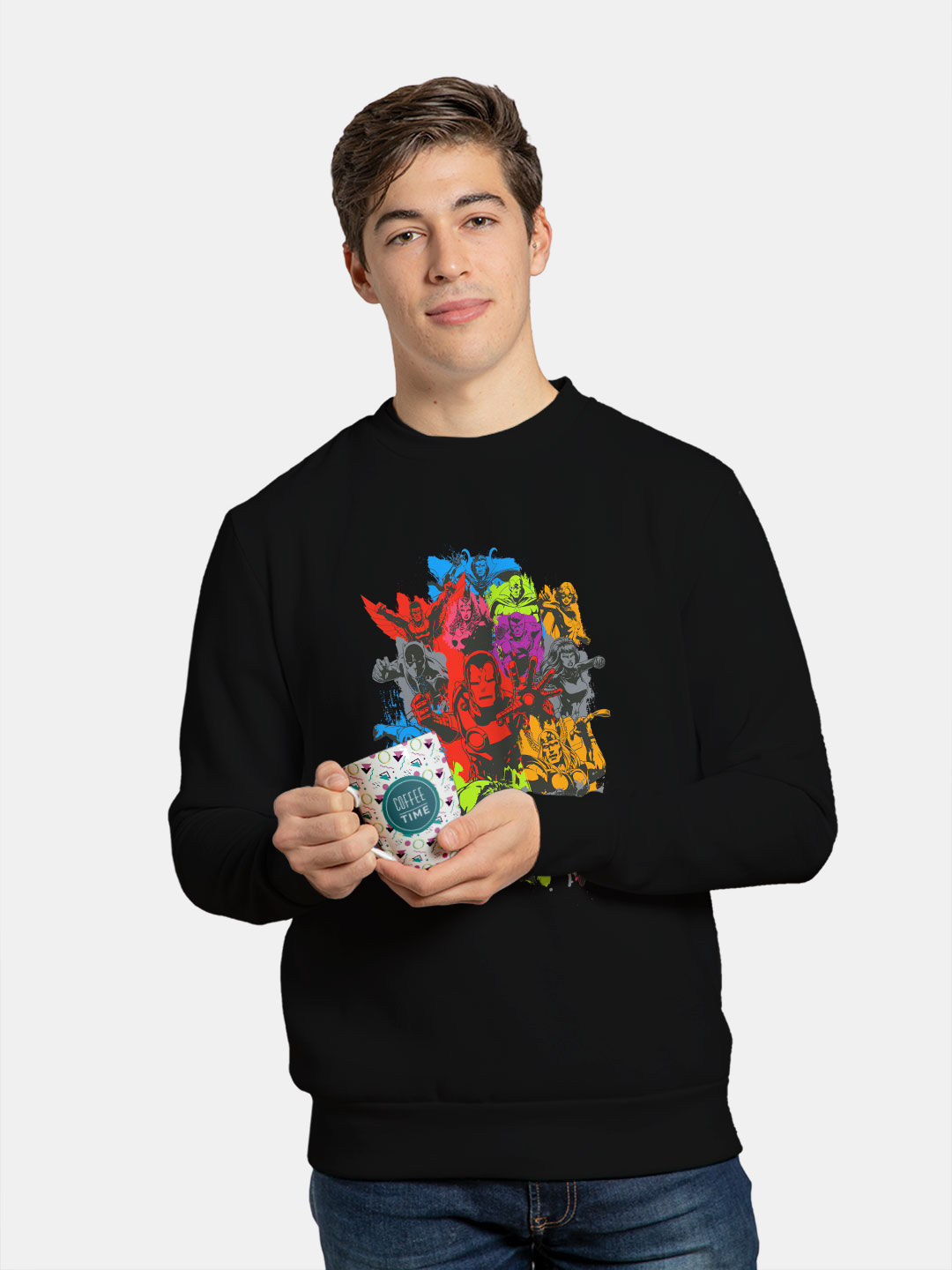Buy Artistic Marvel - Male Designer Sweatshirt Sweatshirts Online