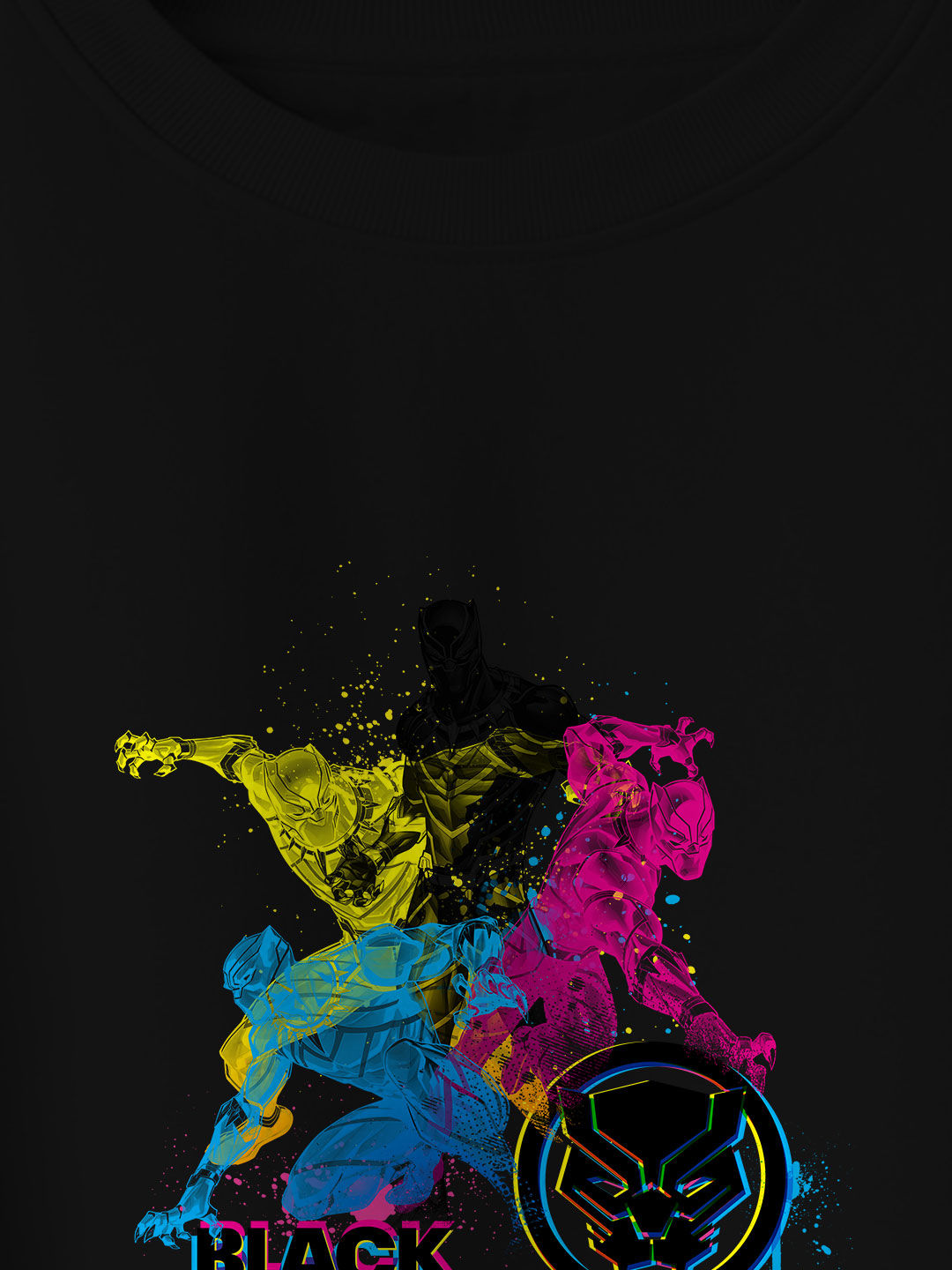 CMYK Black Panther - Mens Designer Sweatshirt