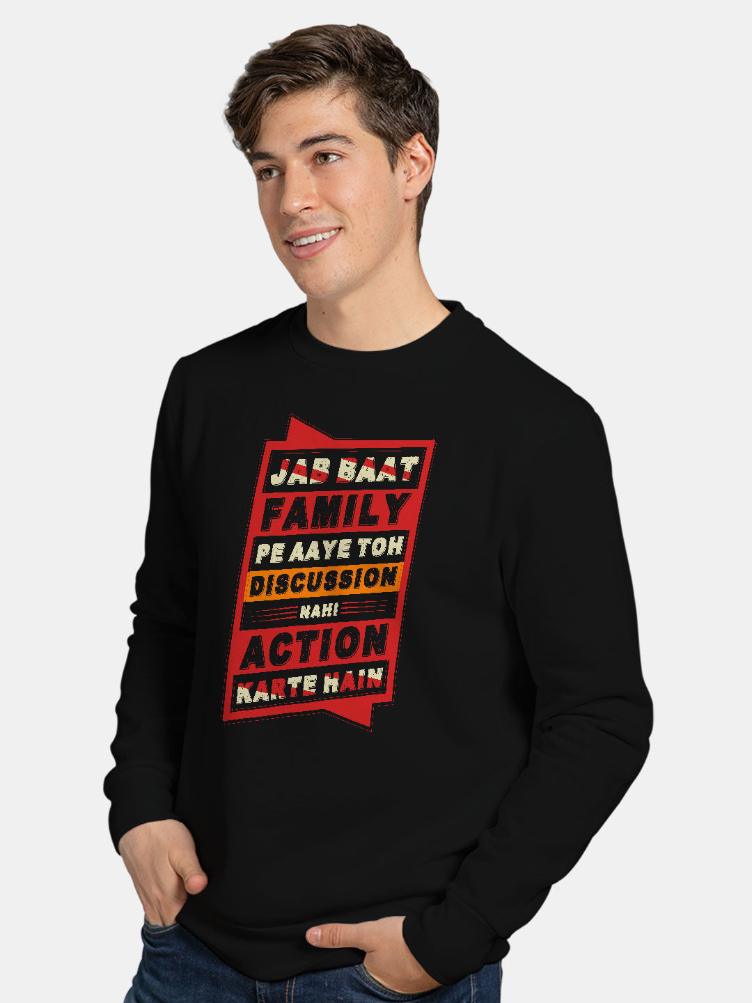 Shehzada Action - Mens Designer Sweatshirt