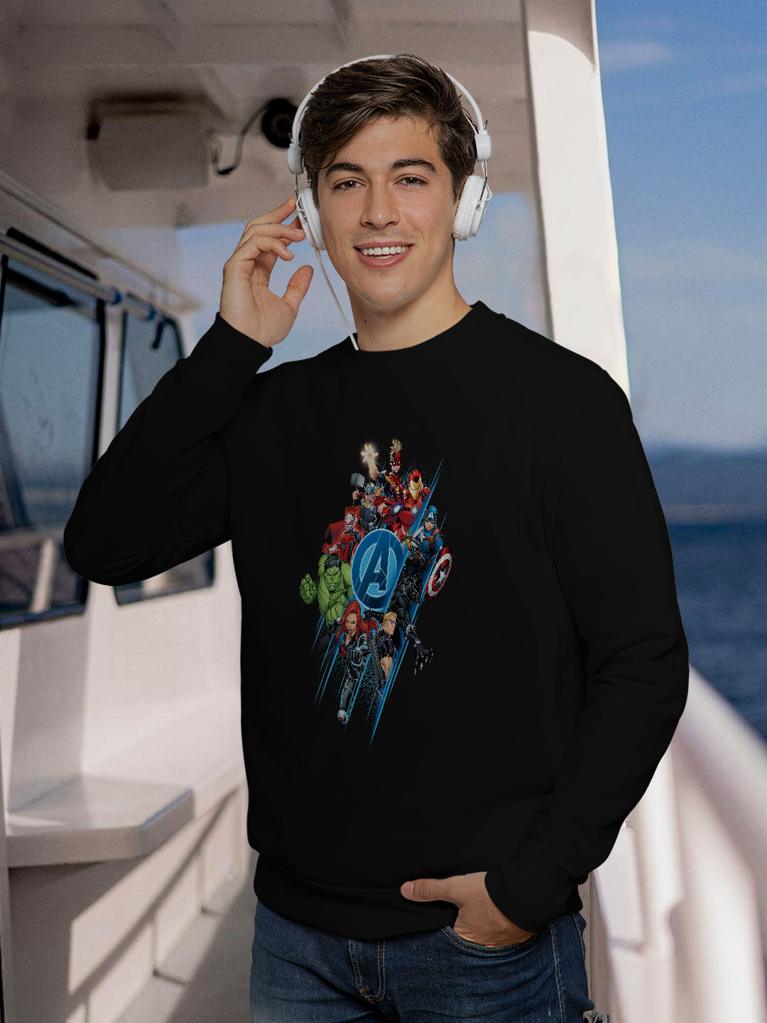 All Heroes - Mens Designer Sweatshirt