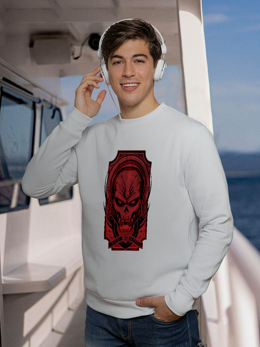 Mens red 2024 designer sweatshirt