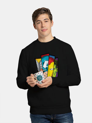 Buy Comic Avenger Face - Mens Designer Sweatshirt Sweatshirts Online