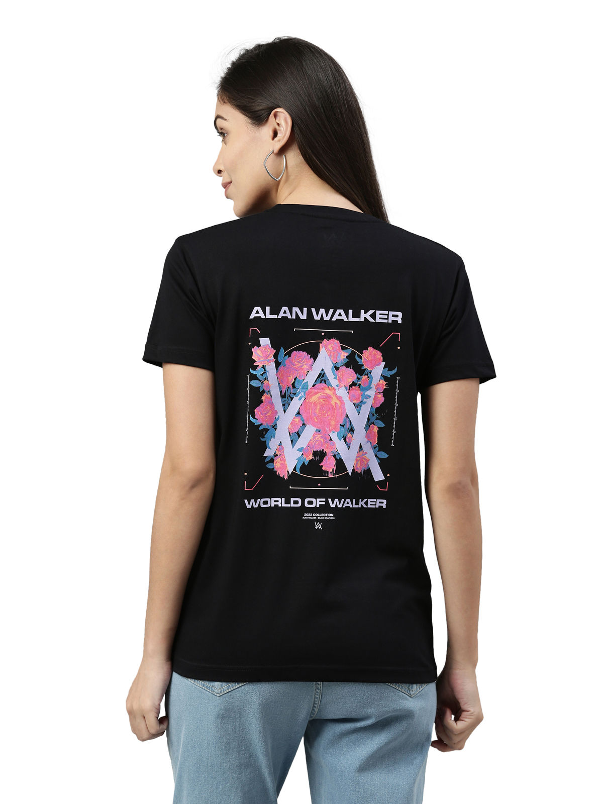 Alan Walker Melting Rose Black - Womens T-Shirts