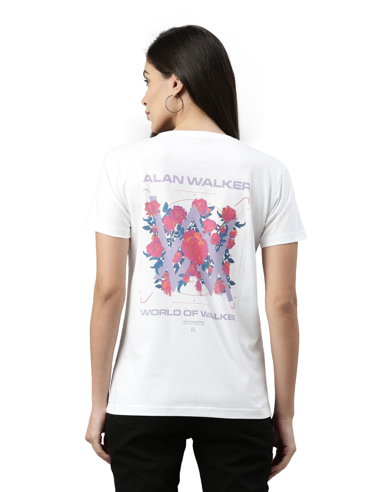 Alan Walker Melting Rose White - Womens T-Shirts