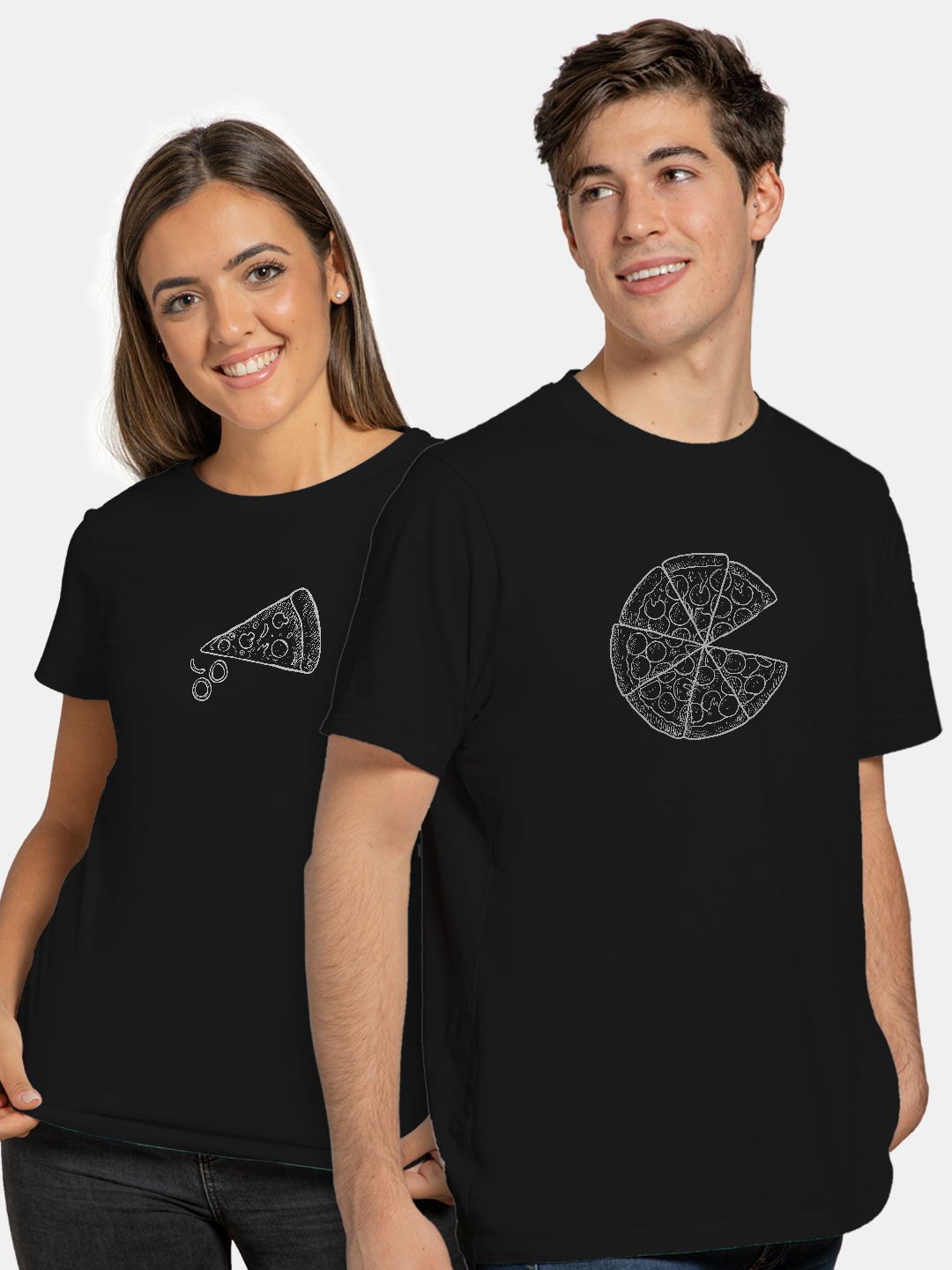 pizza couple t shirt