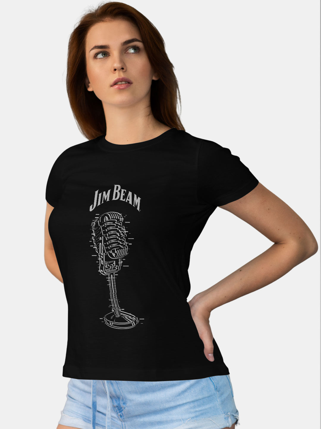 Jim Beam Retro Mic - Designer T-Shirts