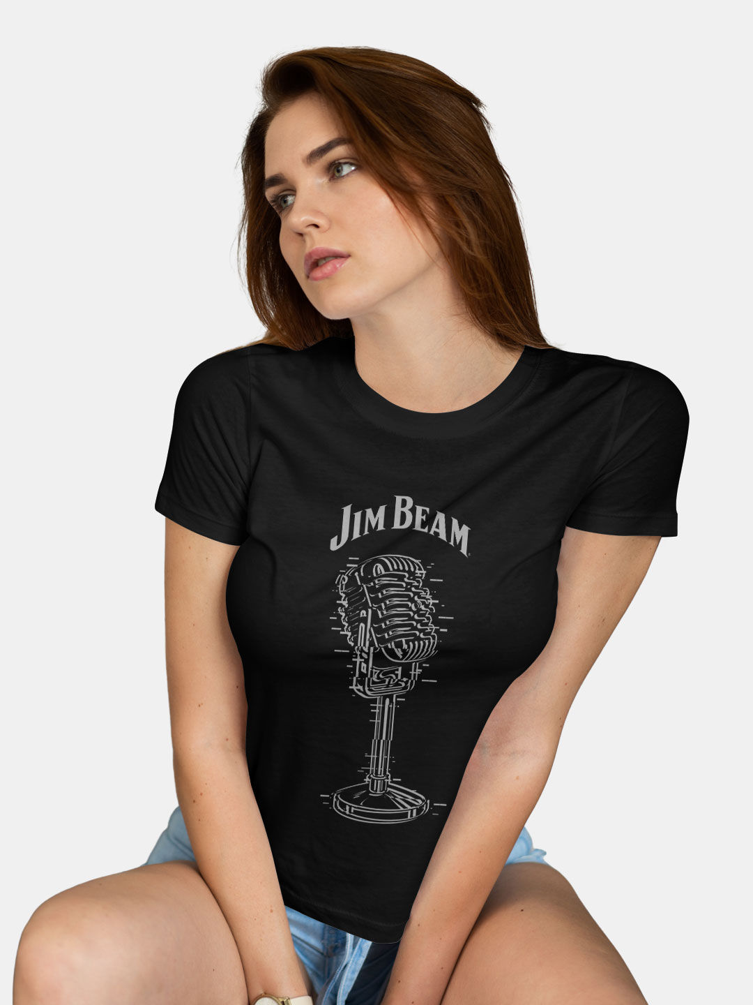 Jim Beam Retro Mic - Designer T-Shirts