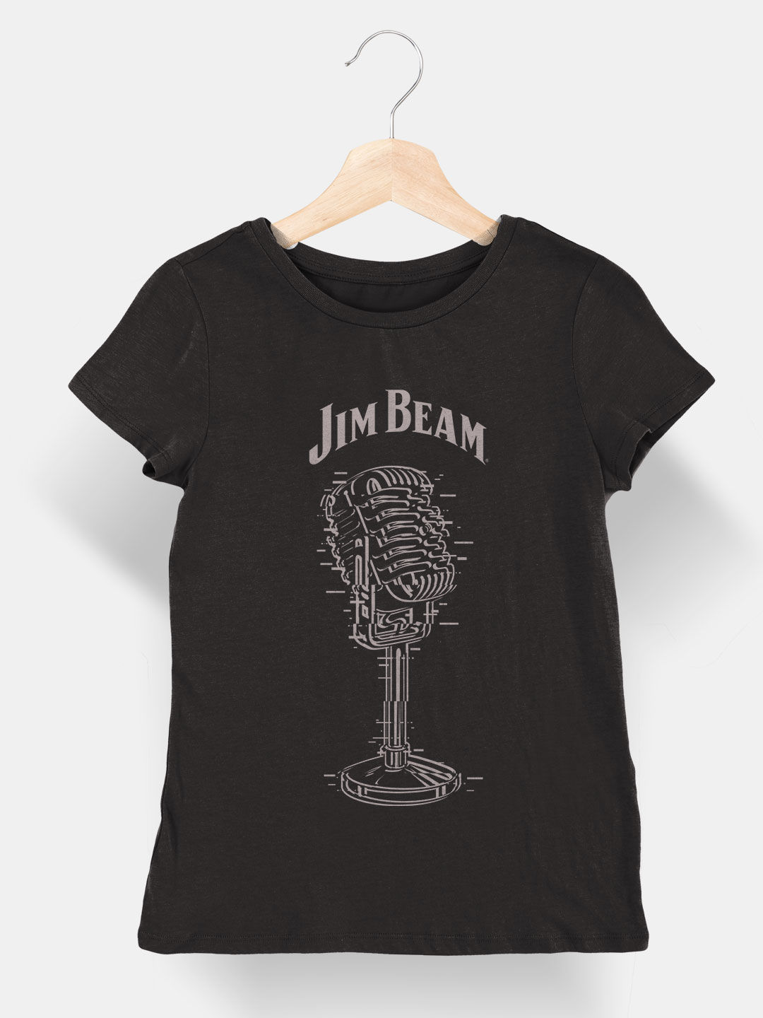 Jim Beam Retro Mic - Designer T-Shirts