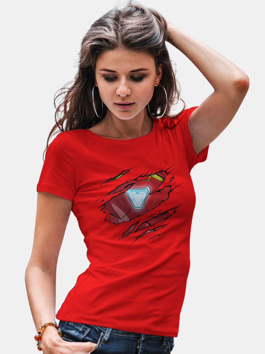 Ripped Iron Man - Designer T-Shirts