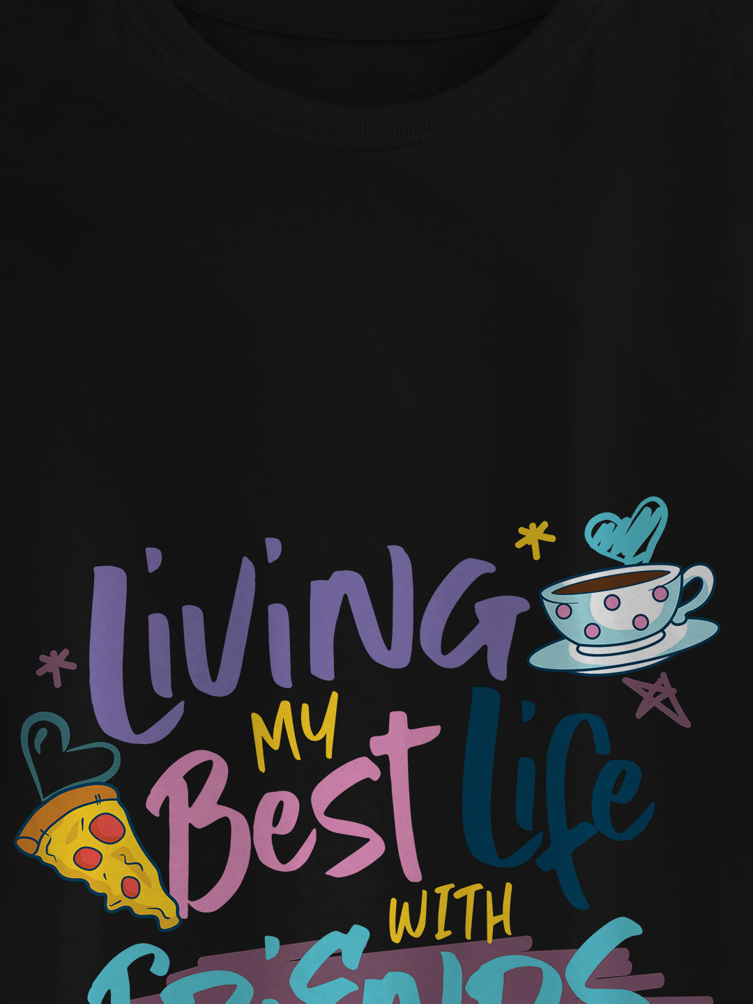 Shop Valentine Best Life with Friends Mens T-Shirt Online ...