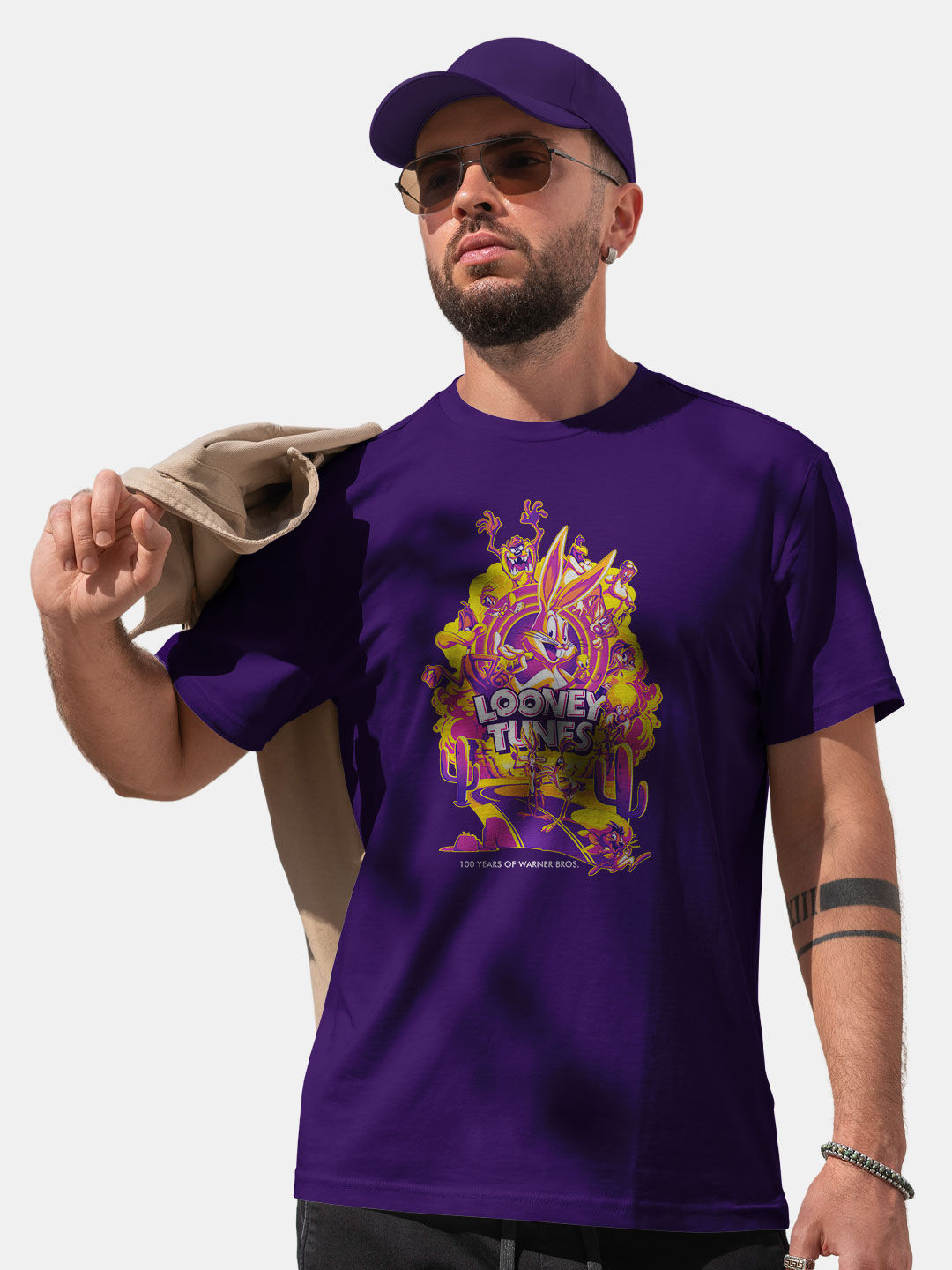 purple designer t shirt