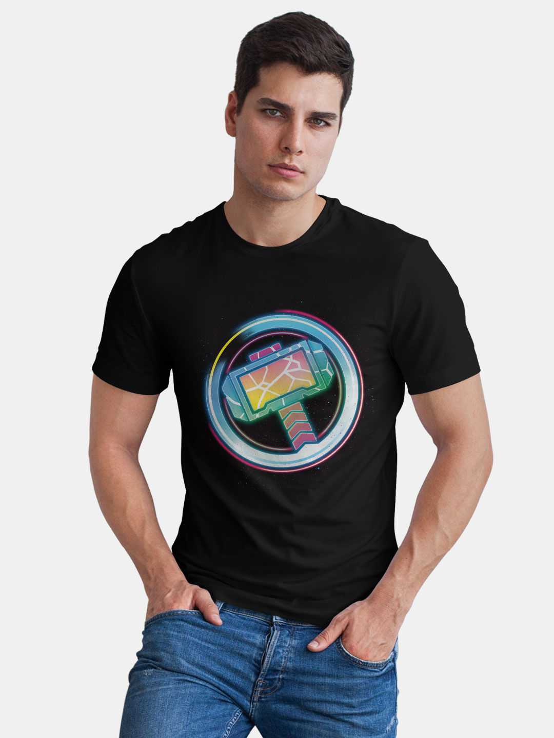 Buy Bifrost Mjolnir - Male Designer T-Shirts T-Shirts Online
