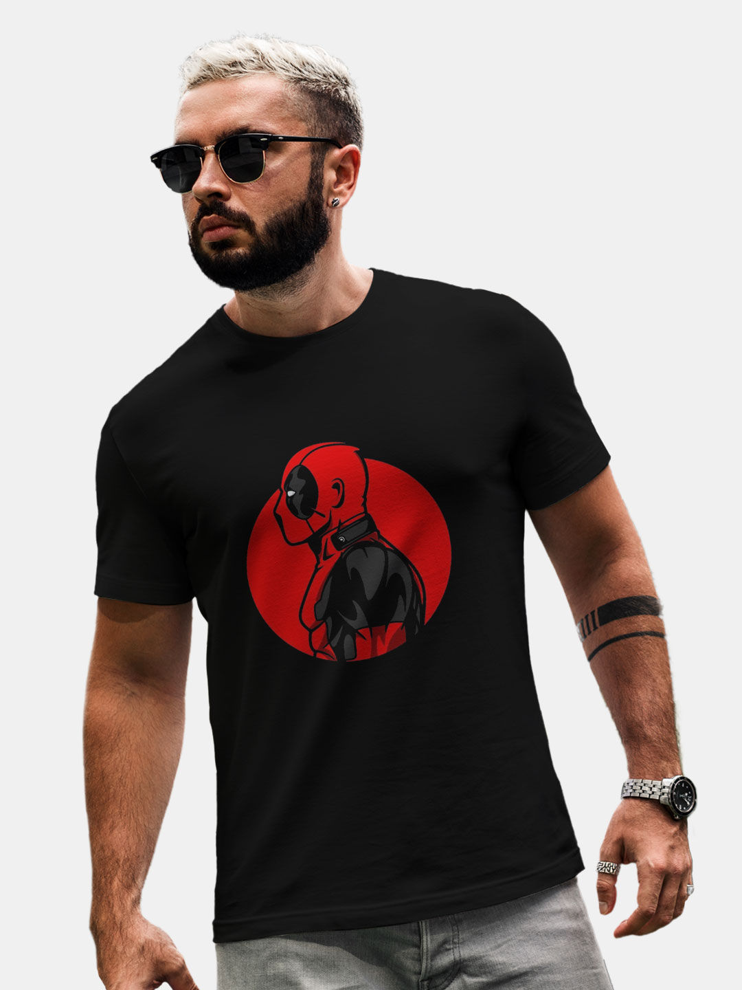 Deadpool Profile - Designer T-Shirts