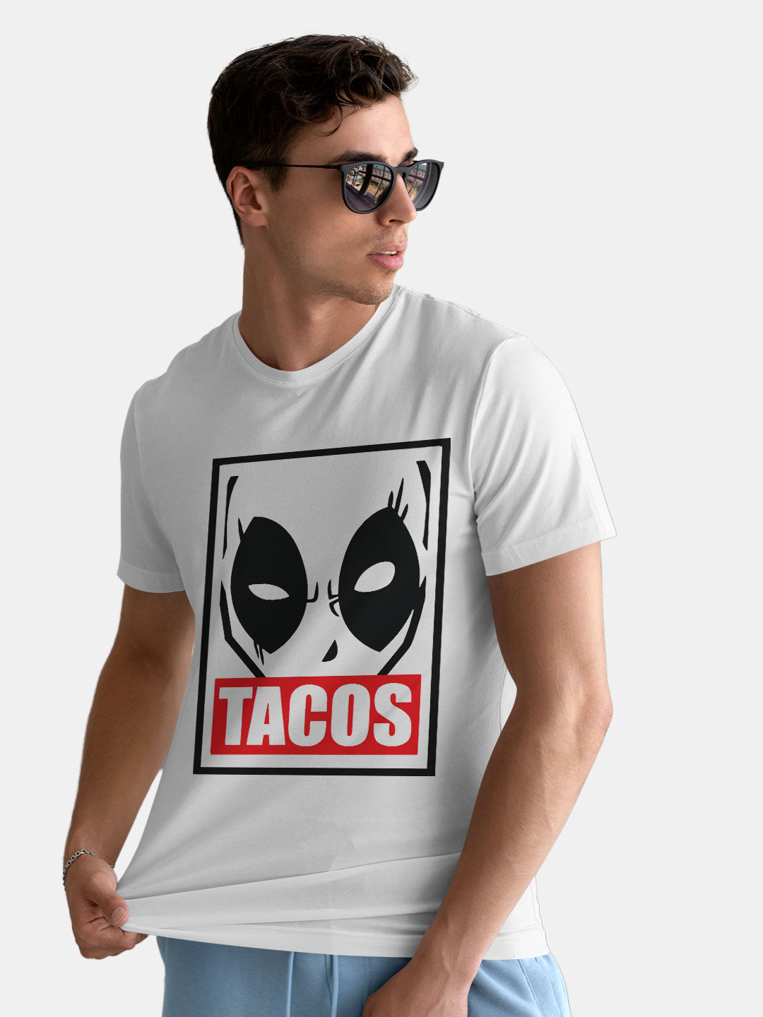 Deadpool t cheap shirt white