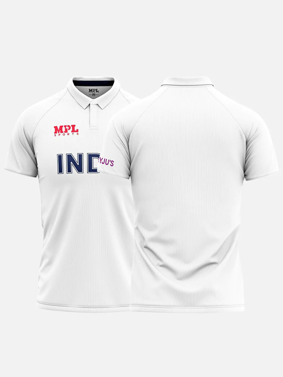 Buy Official Team India Fan White Jersey T-Shirts Online