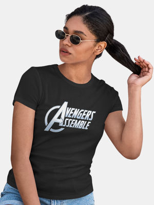 Buy Avengers Assemble Logo - Designer T-Shirts T-Shirts Online