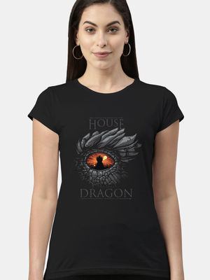 Buy Dragon'S Eye Black - Womens Designer T-Shirts T-Shirts Online