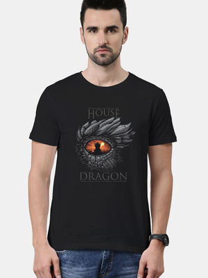 Buy Dragon'S Eye Black - Mens Designer T-Shirts T-Shirts Online