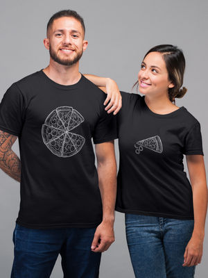 Couple T-Shirt Pizza Partner - Designer T-Shirts