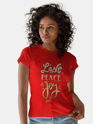 Buy Christmas Love - Designer T-Shirts T-Shirts Online