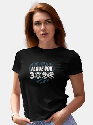 Womens T-Shirt Love you 3000 - Designer T-Shirts