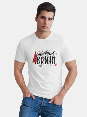 Buy Merry Bright - Designer T-Shirts T-Shirts Online