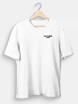 Unisex T-Shirt Alan Walker Core Logo White - Designer T-Shirts