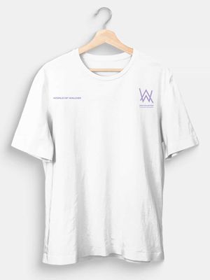 Unisex T-Shirt Alan Walker Melting Rose White - Designer T-Shirts