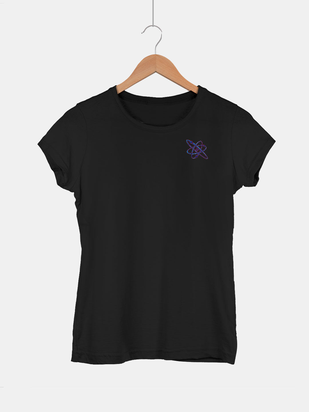 Atom Smasher Black - Womens Designer T-Shirts