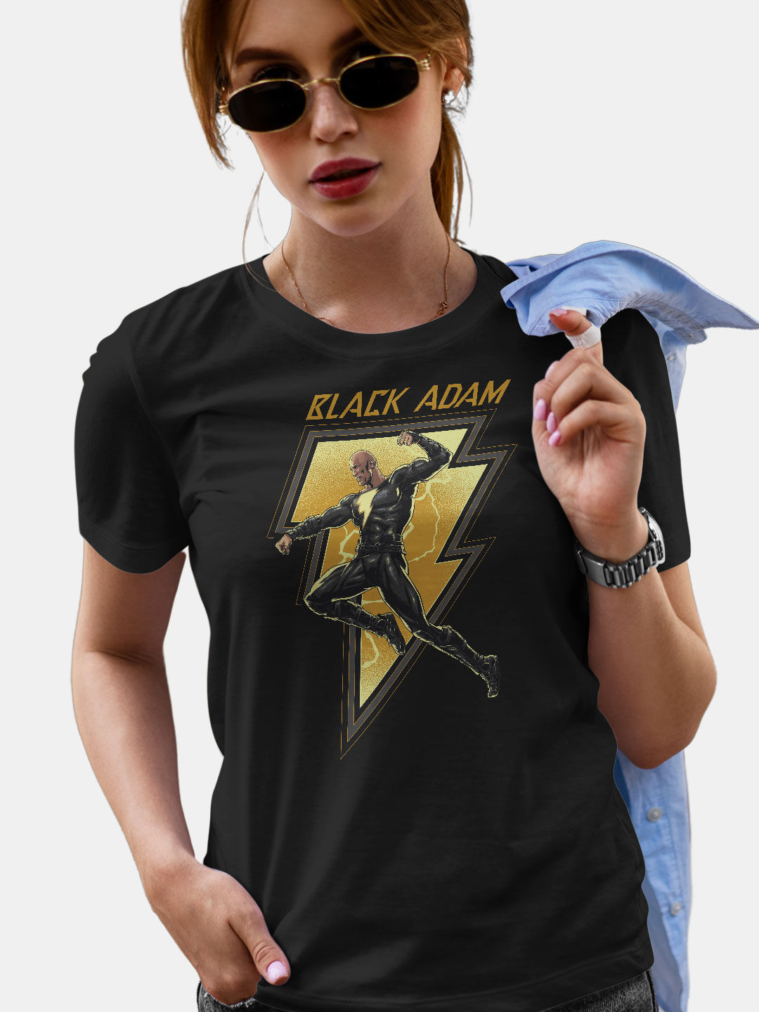Adam Pow Black - Womens Designer T-Shirts