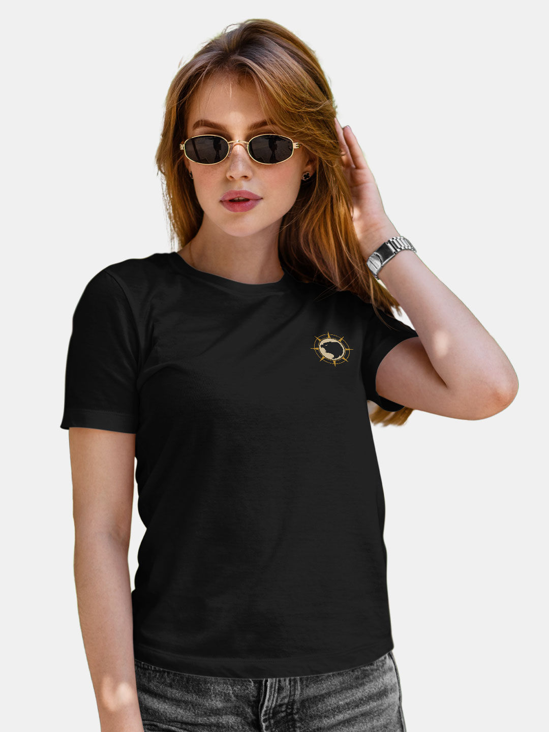 Hawkman Black - Womens Designer T-Shirts