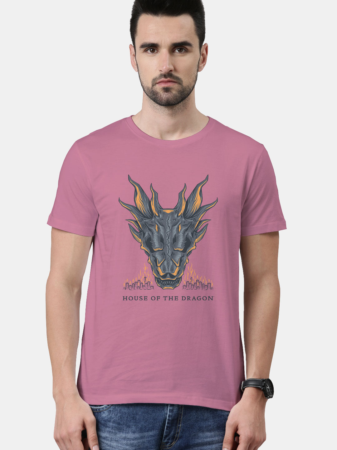 Buy Balerion Candle Altar Rose Grey - Male Designer T-Shirts T-Shirts Online