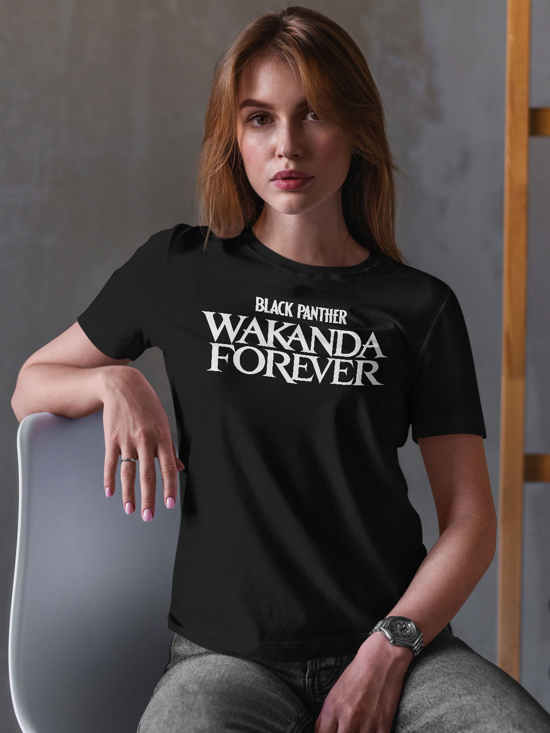 Wakanda forever best sale shirt women's