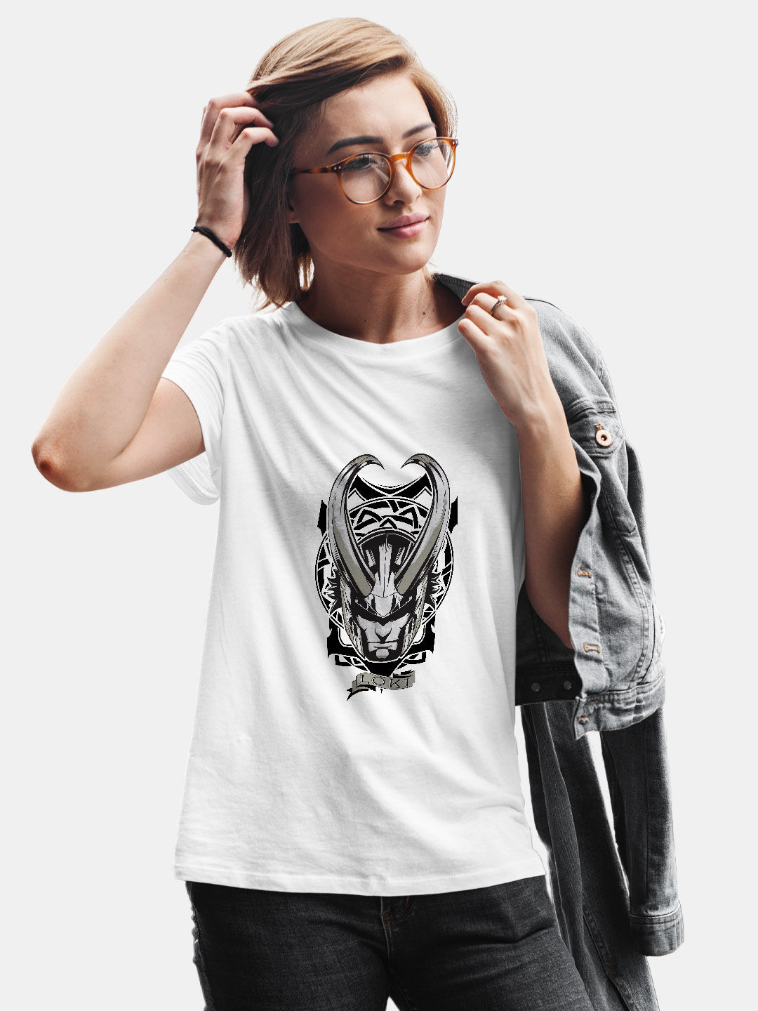 Embroidered Logo T-Shirt: Women's Designer Tops