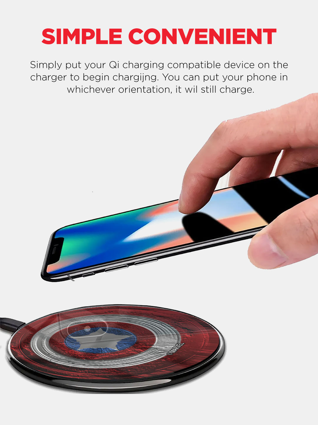 Stoned Shield - Qi Compatible Pro Wireless Charger