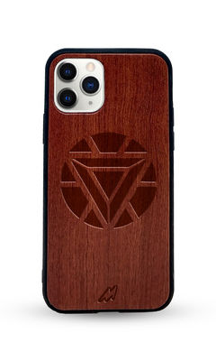 Buy Arc Reactor Mark I - Dark Shade Wooden Phone Case for iPhone 11 Pro Max Phone Cases & Covers Online