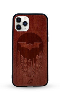 Buy Bat Signal - Dark Shade Wooden Phone Case for iPhone 11 Pro Max Phone Cases & Covers Online