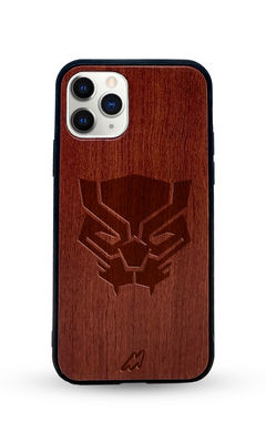 Buy Black Panther Logo - Dark Shade Wooden Phone Case for iPhone 11 Pro Max Phone Cases & Covers Online