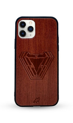 Buy Iron Man Infinity Arc Reactor - Dark Shade Wooden Phone Case for iPhone 11 Pro Max Phone Cases & Covers Online