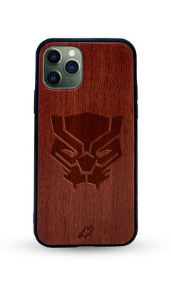 Buy Black Panther Logo - Dark Shade Wooden Phone Case for iPhone 11 Pro Phone Cases & Covers Online