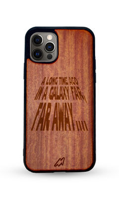 Buy In A Galaxy Far Away - Dark Shade Wooden Phone Case for iPhone 12 Pro Max Phone Cases & Covers Online