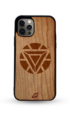 Buy Arc Reactor Mark I - Light Shade Wooden Phone Case for iPhone 12 Pro Max Phone Cases & Covers Online