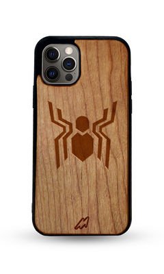 Buy Far From Home Spider - Light Shade Wooden Phone Case for iPhone 12 Pro Max Phone Cases & Covers Online