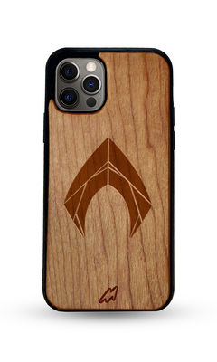 Buy Logo Aquaman - Light Shade Wooden Phone Case for iPhone 12 Pro Max Phone Cases & Covers Online