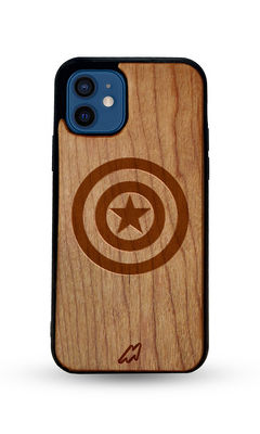 Buy American Shield - Light Shade Wooden Phone Case for iPhone 12 Mini Phone Cases & Covers Online