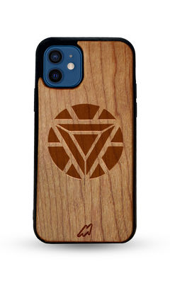 Buy Arc Reactor Mark I - Light Shade Wooden Phone Case for iPhone 12 Mini Phone Cases & Covers Online