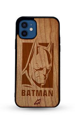 Buy Batman Stare - Light Shade Wooden Phone Case for iPhone 12 Mini Phone Cases & Covers Online