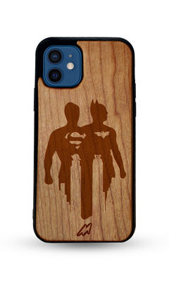 Buy Dawn Of Justice - Light Shade Wooden Phone Case for iPhone 12 Mini Phone Cases & Covers Online