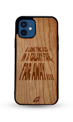 Buy In A Galaxy Far Away - Light Shade Wooden Phone Case for iPhone 12 Mini Phone Cases & Covers Online