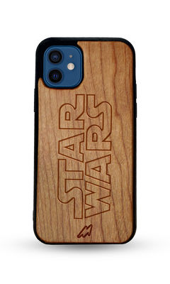 Buy Logo Star Wars - Light Shade Wooden Phone Case for iPhone 12 Mini Phone Cases & Covers Online